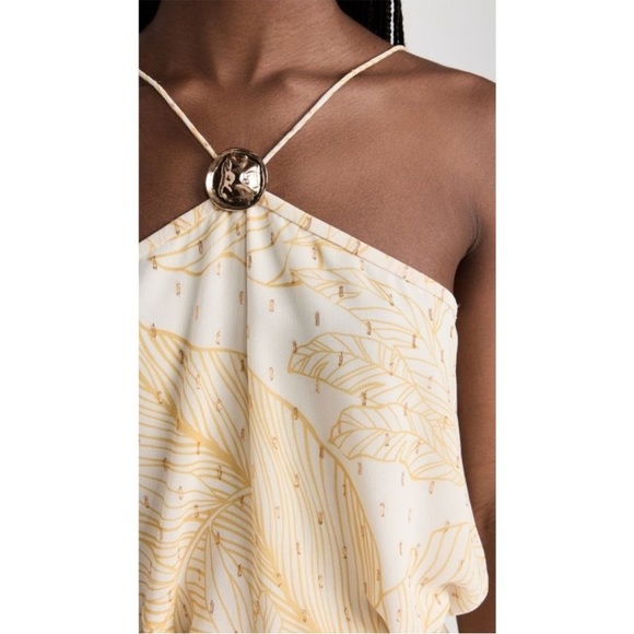 ALEXIS Asia Ruffle Halter Medallion Mini Dress - Picture 2 of 5